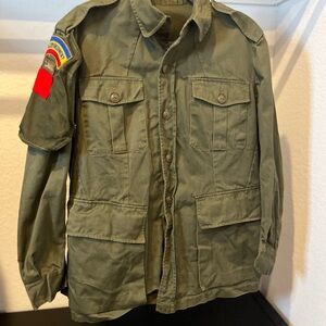 VTG Men's 1959 Royal 22e Regiment 4th Canadian Infantry Brigade Cotton Jacket